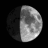 Moon age: 9 days, 21 hours, 29 minutes,75%